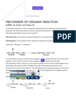 Class 12th - Mechanism of Organic Reaction