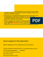 Applying For Indemnity