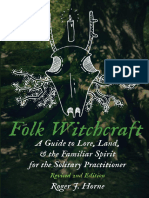 Folk Witchcraft 2nd Edition by Roger J. Horne