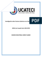 Higiene Industrial Investigación Sobre Factores Químicos en El Ambiente Laboral