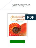 Test Bank For Assembly Language For x86 Processors, 7/E 7th Edition Kip R. Irvine Download PDF