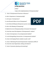 Assignment of Developing Entrepreneurship