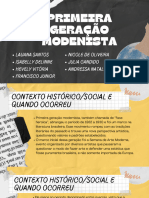 Primeira Geração Mordenista