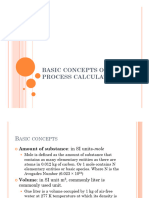 1-3 Basic Concepts of Process Calculations