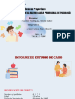 Técnicas Proyectivas: Facultad de Ciencias de La Salud Escuela Profesional de Psicología