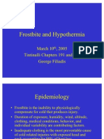 Frostbite and Hypothermia