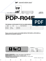 Pioneer Pdpr04e Plasma Receiver SM (ET)