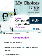 Comparative Superlative