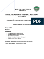 Tablas y Gráficas de Termopares