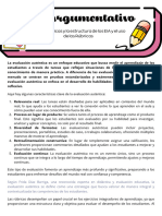 Texto Argumentativo: Características y La Estructura de Los EIA y El Uso de Las Rúbricas