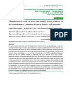 Ethnobotanical Study of Plant Non Timber Forest Products in The Coastal Area of Cameroon: Cases of Yabassi and Mouanko