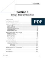 Circuit Breaker Selection