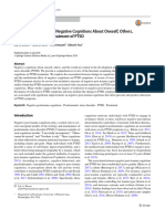 Role of Negative Cognitions in PTSD Treatment