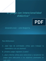 El Juego Con Intencionalidad Didáctica