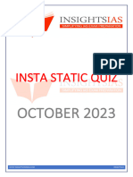 INSTA October 2023 Static Quiz Compilation