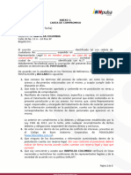 Anexo 1 Carta de Compromiso