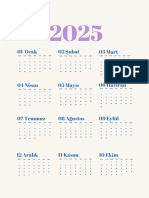 Minmamalist Monthly 2025 Calendar Poster - 20241015 - 002652 - 0000