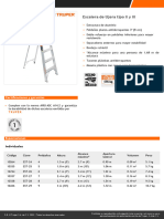 Certificado de Uso de Escaleras Tipo II y III