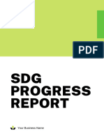 Lime Green Griddy Big Type Government SDG Progress Report