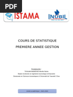 Cours de Statistique