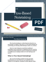 Flow Based Note Taking