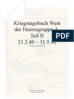 Kriegstagebuch West H.Gr.A, Teil II, 21.2.40 - 31.5.40