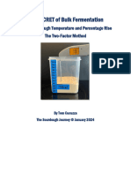 The The SECRET of Bulk Fermentation Measuring Dough Temperature and Percentage Rise