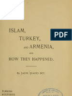 Islam, Turkey, and Armenia, and How They Happened, Sadik Shahid Bey