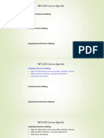 INF2149H F Administrative Decision-Making in Information Organizations