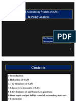 Social Accounting Matrix in Policy Analysis