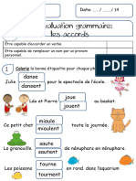 Evaluation Les Accords