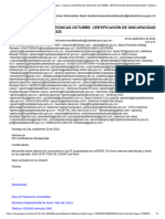 Invitación ASISTENCIAS TECNICAS OCTUBRE - CERTIFICACIÓN DE DISCAPACIDAD Y EJECUCIÓN DE RECURSOS