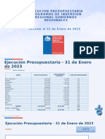 Ejecución Presupuestaria Gobiernos Regionales