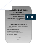 Control de Calidad Del Concreto (1) Trabajo 1