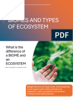 Lesson 2 Ecosystem Types and Biomes