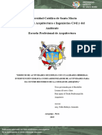 Edifici de Actividades Multiples Con Cualidades Hibridas, Intervencion Edilica