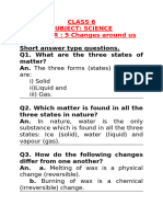 Class 6 Ch-5 Changes Around Us