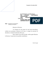 Demande de Permission de 03 Jours TIAJO