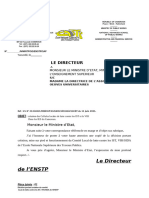 Lettre Au MINESUP Comité Local VIH ENSTP