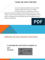 Derivada de Una Función