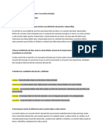 Tarea Del Párrafo y La Oración Principal