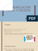 Comunicación Oral y Escrita