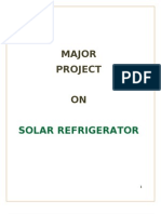 Solar Refrigerator 123