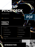 Black Elegant and Modern Startup Pitch Deck Presentation