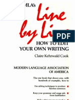 Cook, Claire Kehrwald - The MLA's Line by Line, How To Edit Your Own Writing (1985)