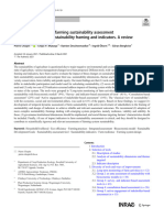 Avenues For Improving Farming Sustainability Assessment With Upgraded Tools, Sustainability Framing and Indicators. A Review