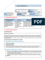 Guía de Aprendizaje #7 Corporeidad y Motricidad para El Aprendizaje y La Autonomía.