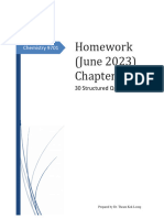 Chemistry Home Work June 2023 - Structured Questions