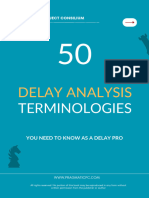 50 Delay Analysis Terminologies