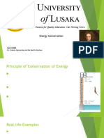 012 Lecture 11 Conservation of Energy